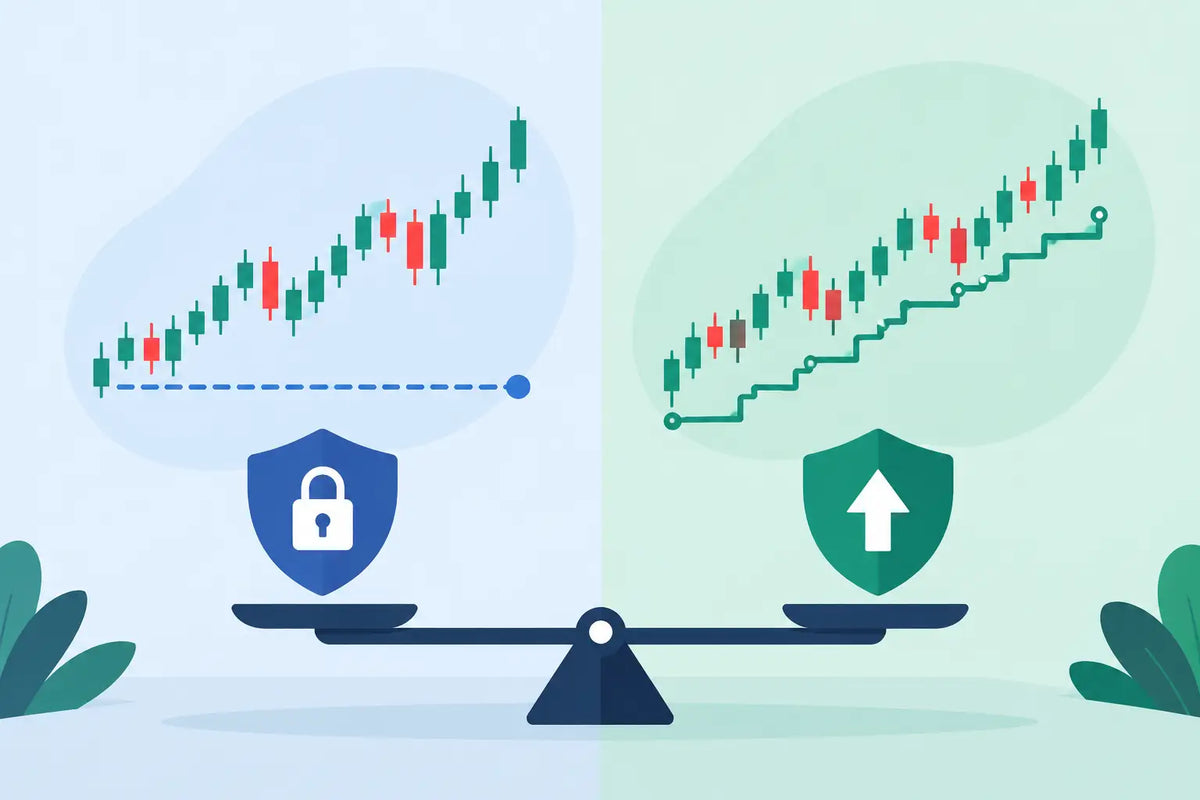 Fixed Stops Versus Trailing Stops: Which Wins?